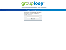 Tablet Screenshot of my.grouploop.com